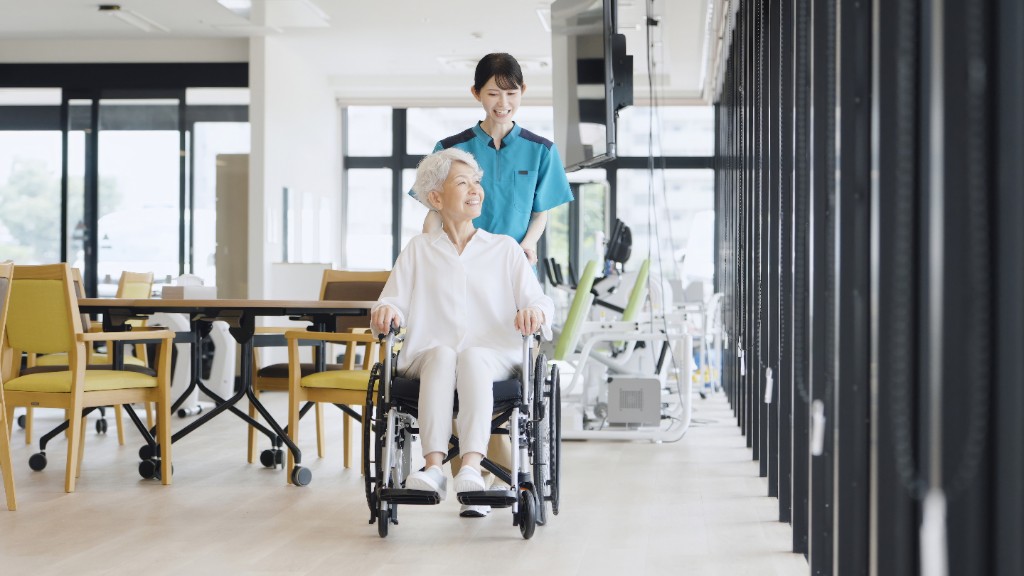 介護・リハビリの様子